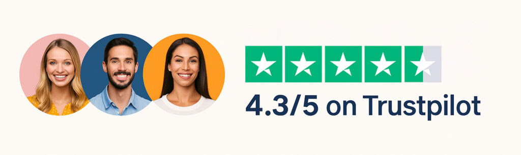 Propel Property 5-star Trustpilot reviews from landlords